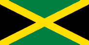 Die Flagge von Jamaika